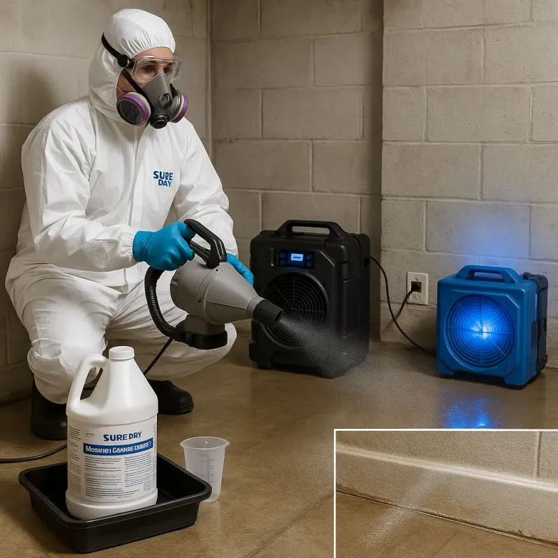 Sanitization and Odor Removal process in Ross, CA