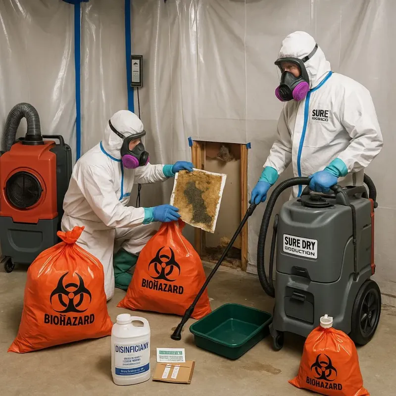Contaminated Water Handling Protocols process in Ross, CA